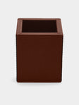 Giobagnara - Tim Leather Pen Holder - Brown - ABASK - 