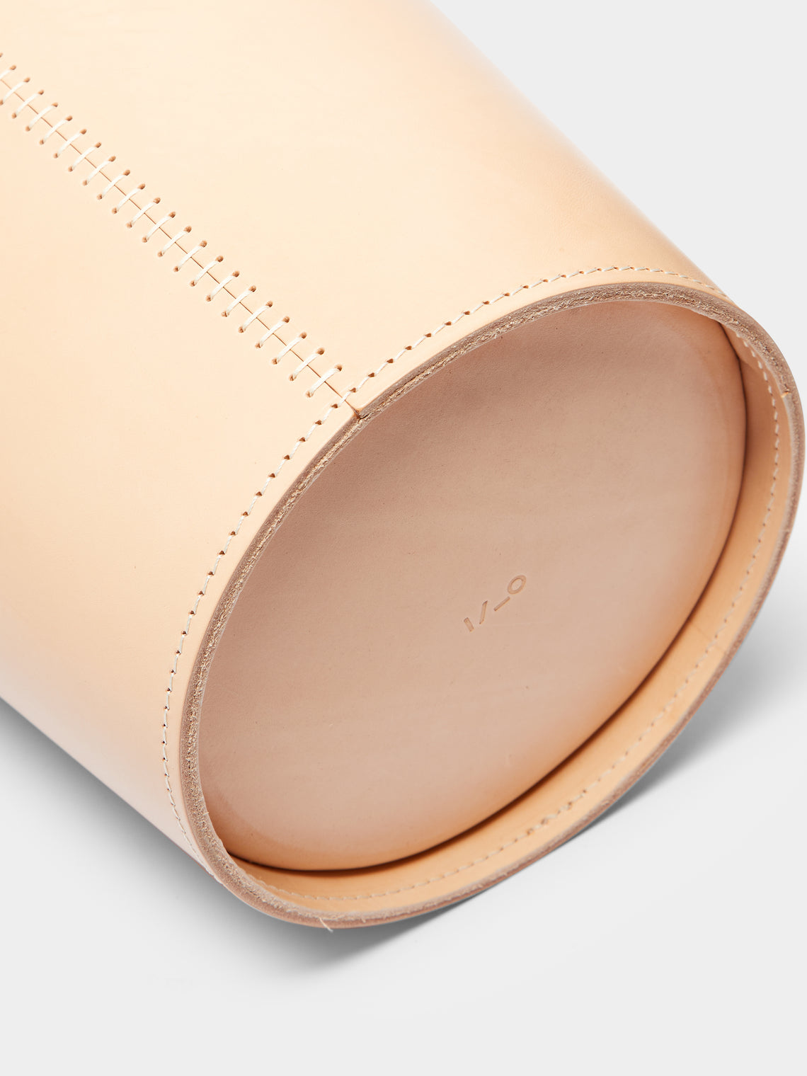 Otis Ingrams - Eyelet Leather Wastepaper Bin -  - ABASK