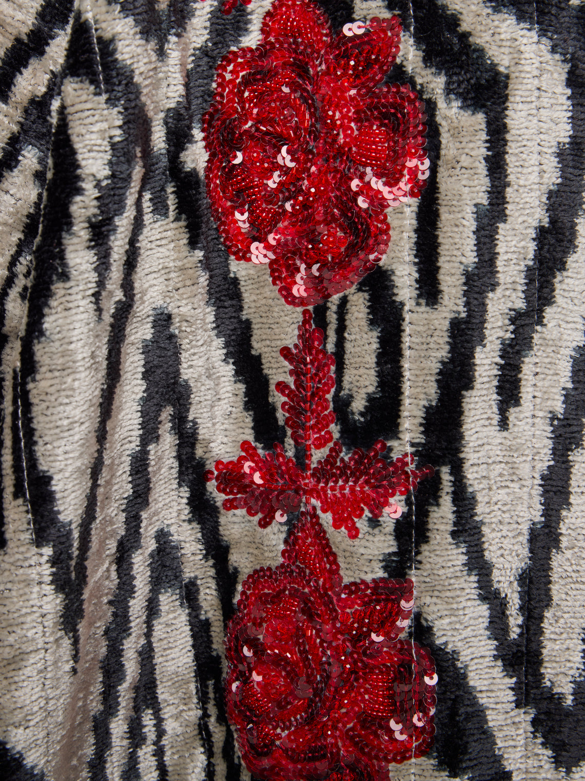 Nazzy Beglari - Women's Hand-Loomed Ikat Silk Reversible Robe | One Size - Multiple - ABASK