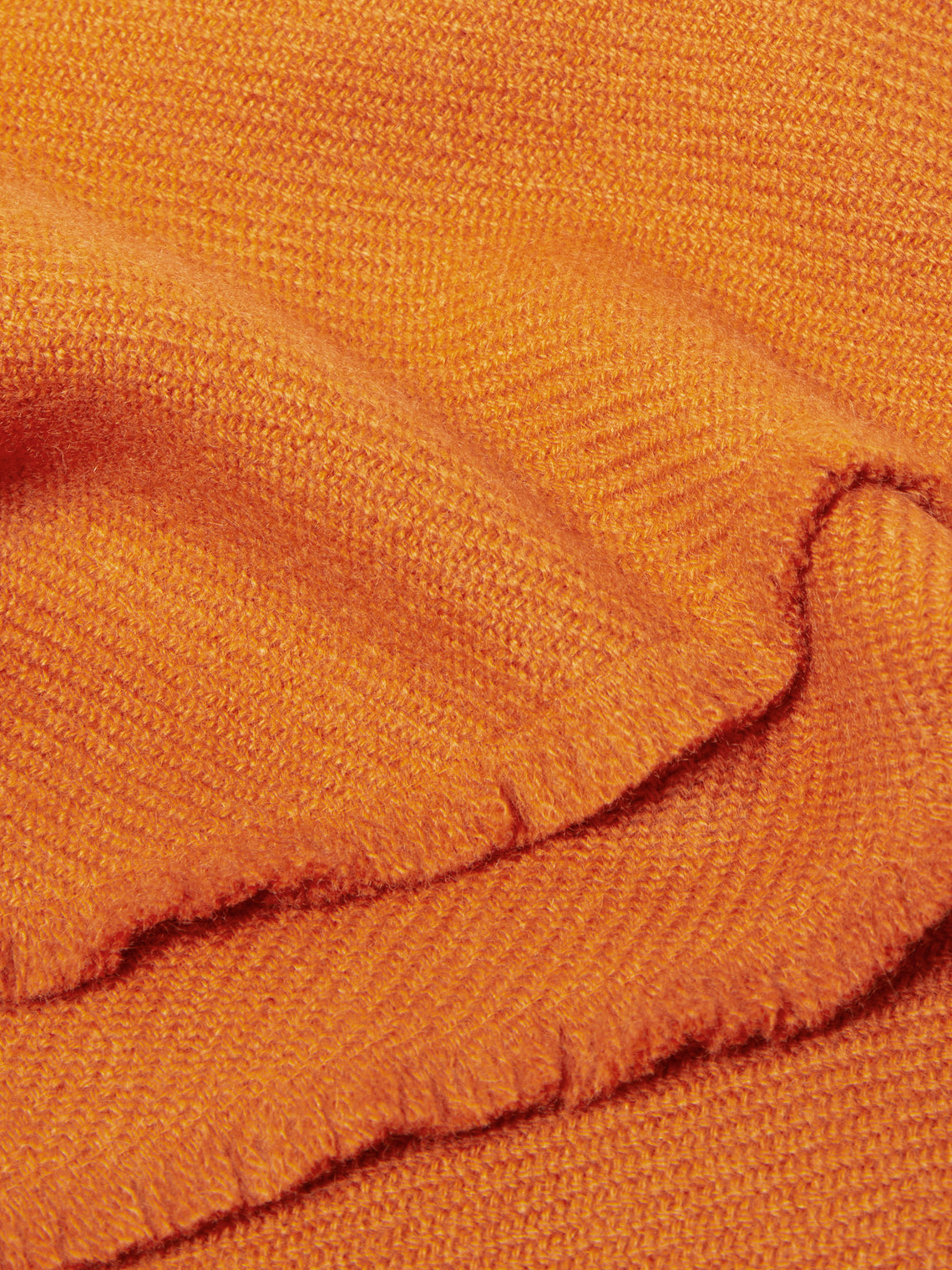 Denis Colomb - Himalayan Cashmere Blanket (79in/2m) - Orange - ABASK