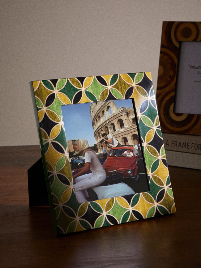 Mastellone Giuseppe - Wood Inlay Photo Frame (5x7") - Green - ABASK