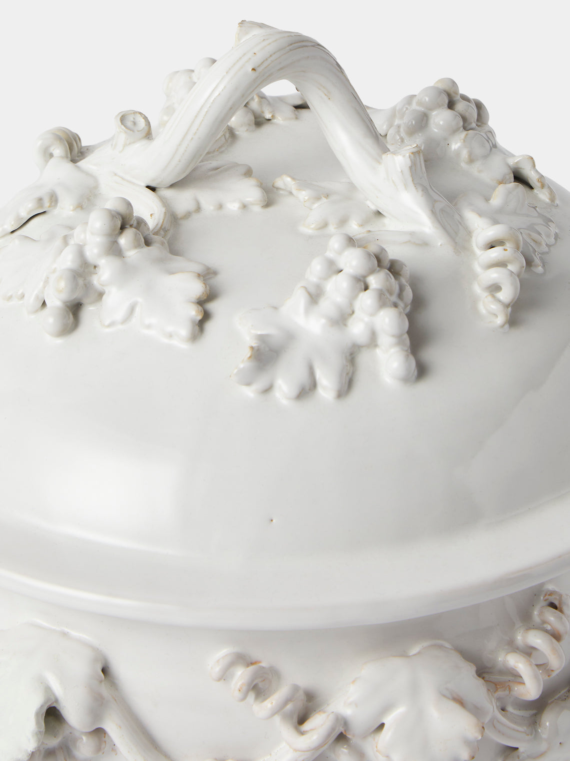 Antique and Vintage - 1960s Émile Tessier Ceramic Terrine - White - ABASK
