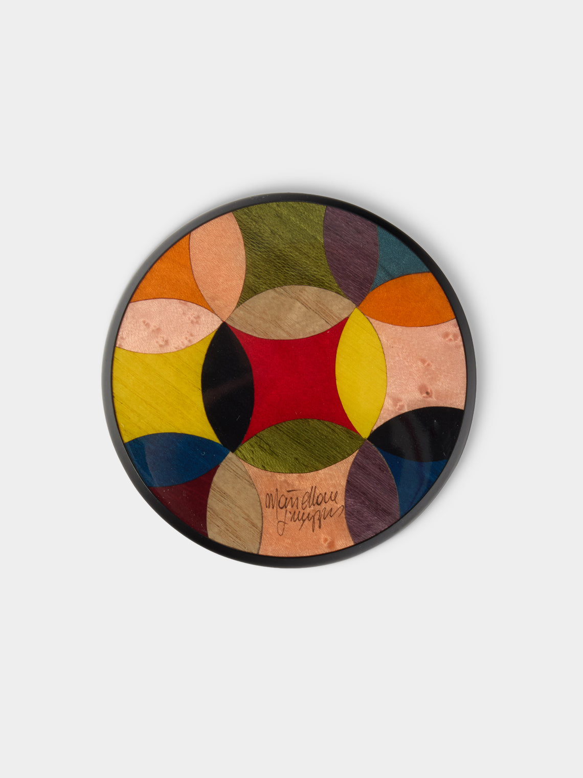 Mastellone Giuseppe - Wood Inlay Coasters (Set of 6) - Multiple - ABASK