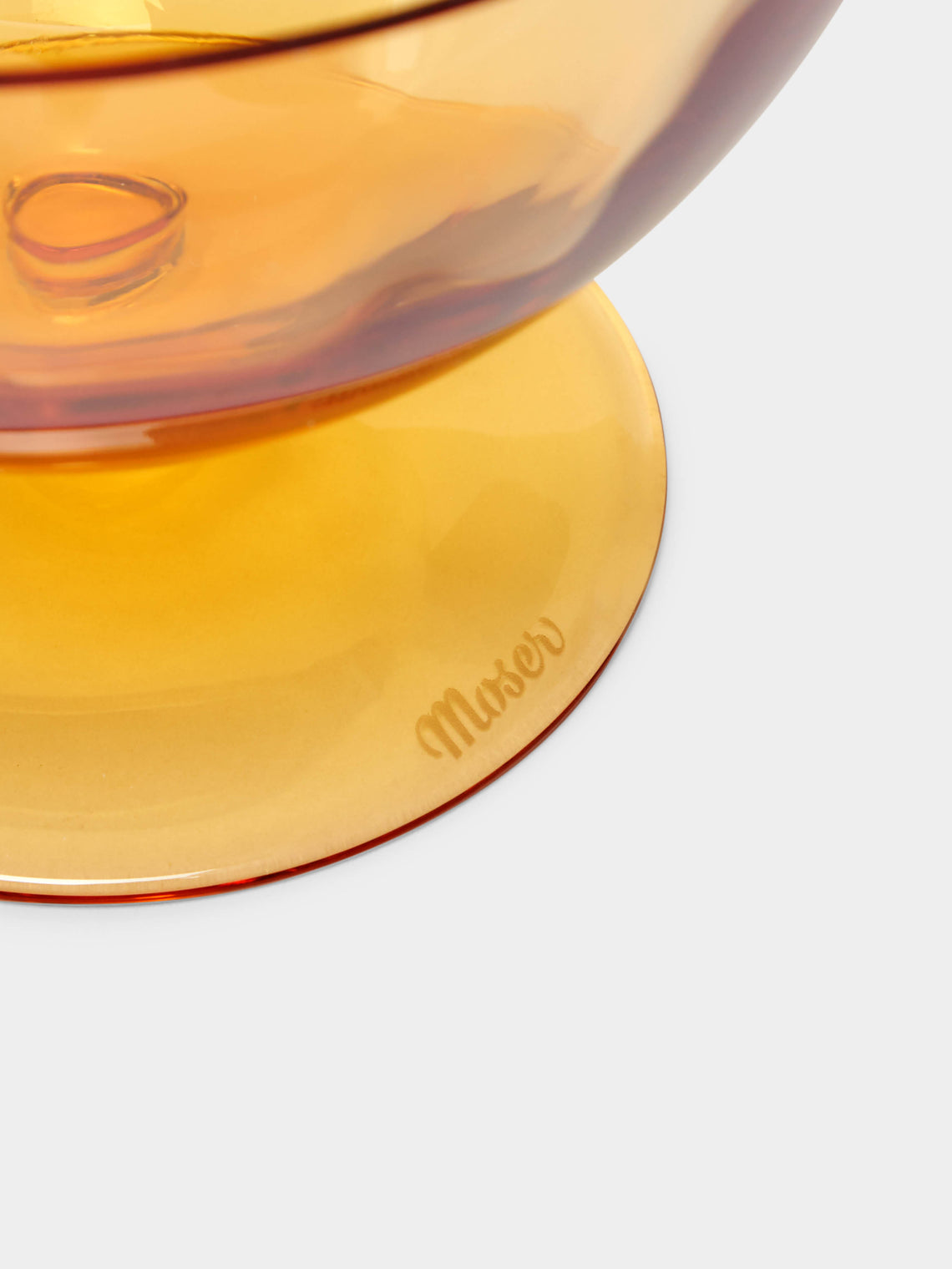 Moser - Optic Hand-Blown Crystal Ice Cream Bowl -  - ABASK