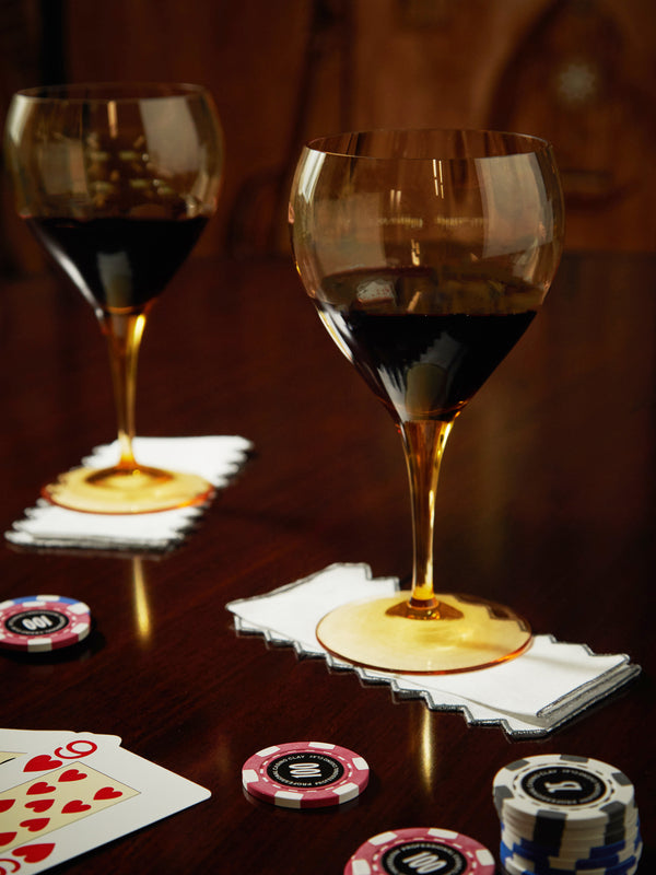 Moser - Optic Hand-Blown Crystal Red Wine Glasses (Set of 2) -  - ABASK