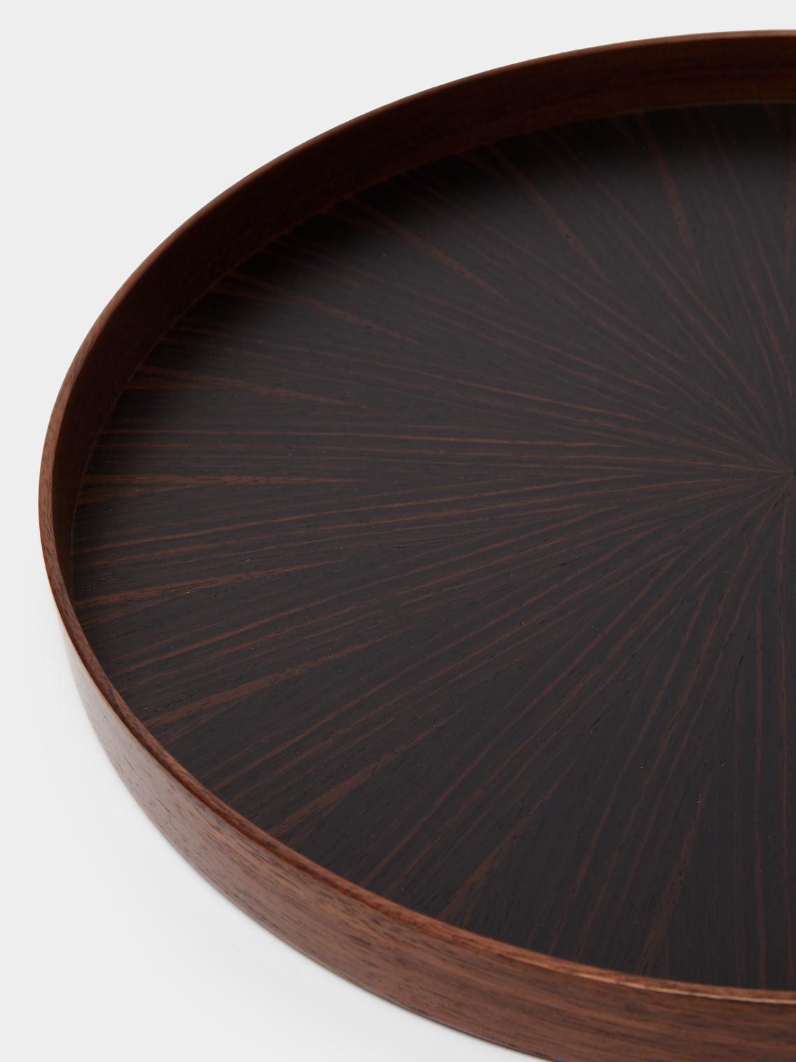 Mori Kougei - Poke Ebony Round Tray -  - ABASK