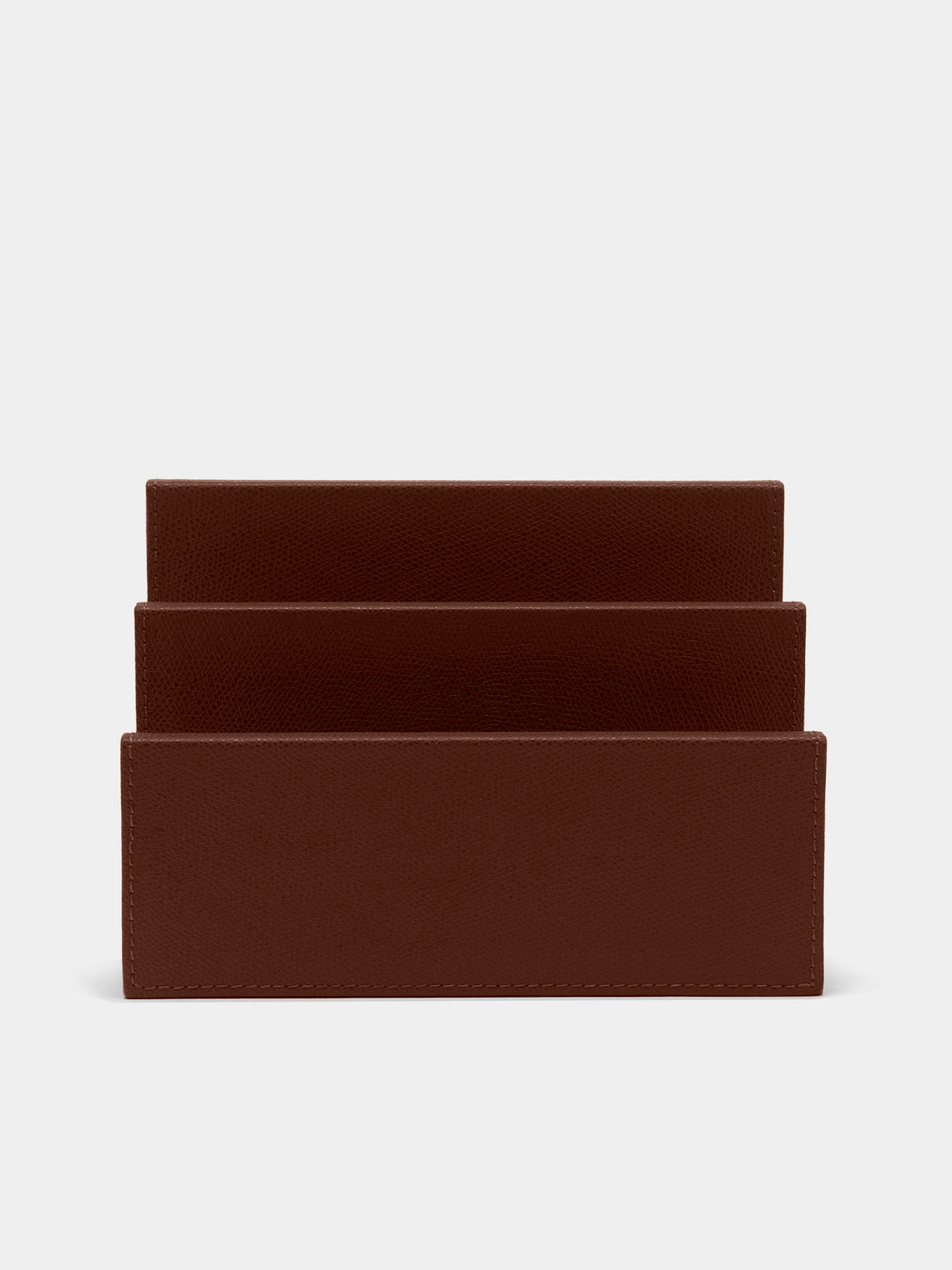Giobagnara - Arthur Leather Letter Holder - Brown - ABASK - 