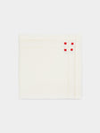 Anut Cairo - Art Deco Hand-Embroidered Linen Napkins (Set of 4) -  - ABASK - 