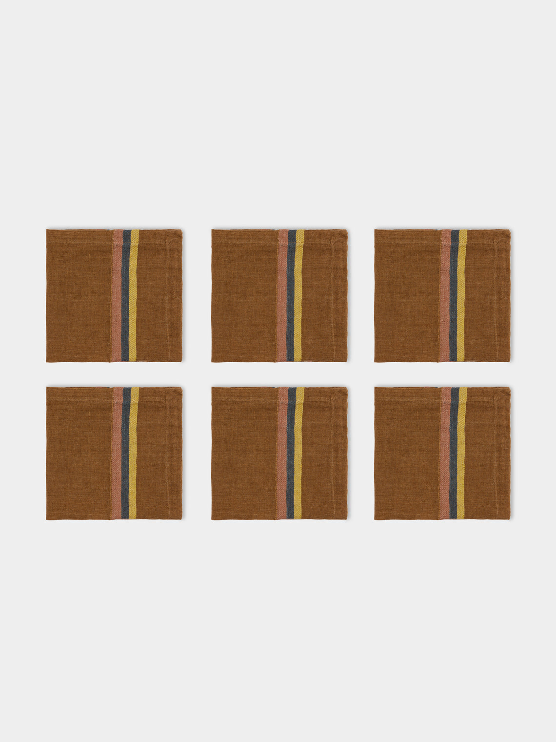 Libeco - Virginia Belgian Linen Napkins (Set of 6) -  - ABASK