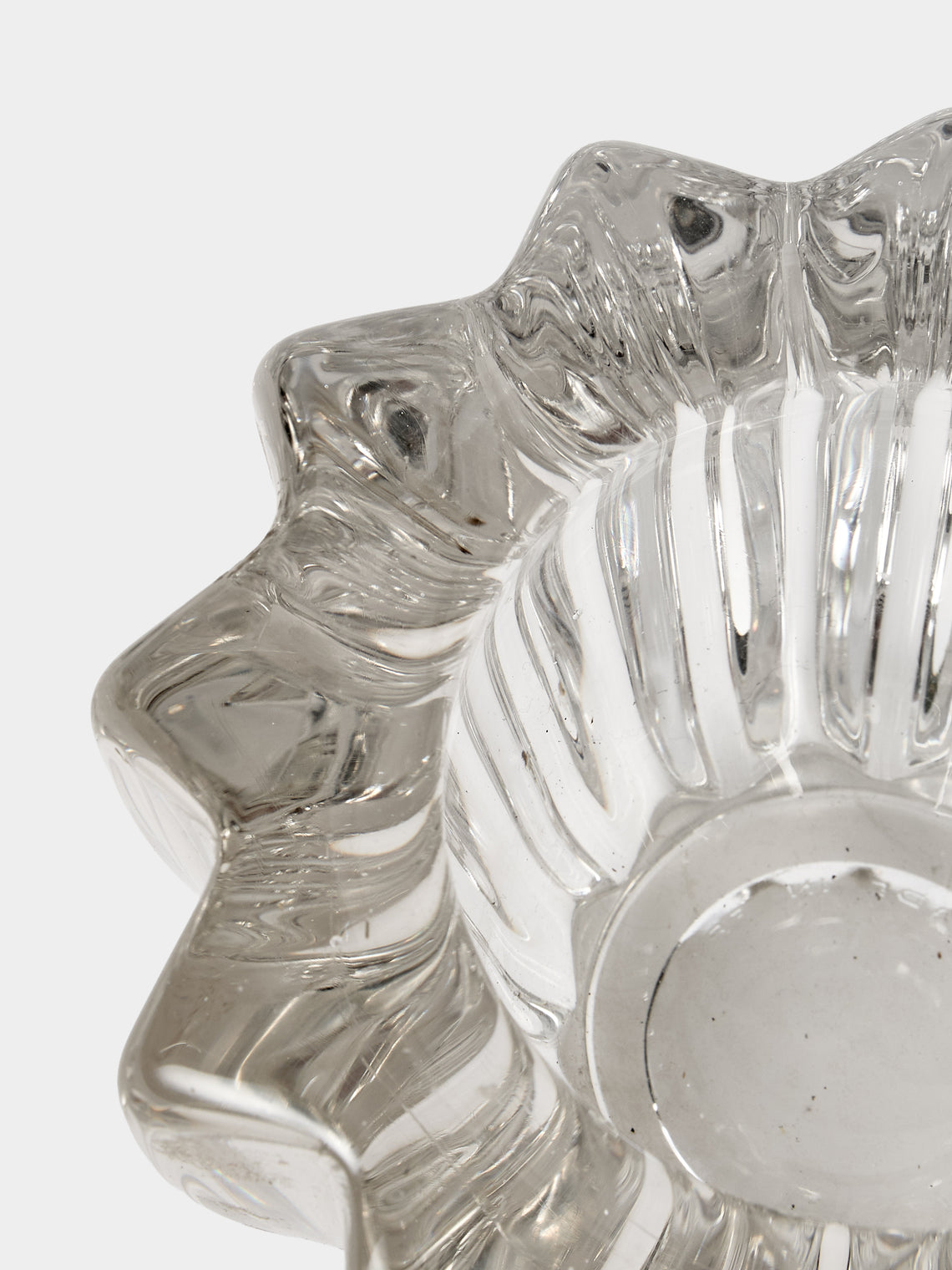 Antique and Vintage - 1950s Pierre d'Avesn Crystal Vide Poche - Clear - ABASK