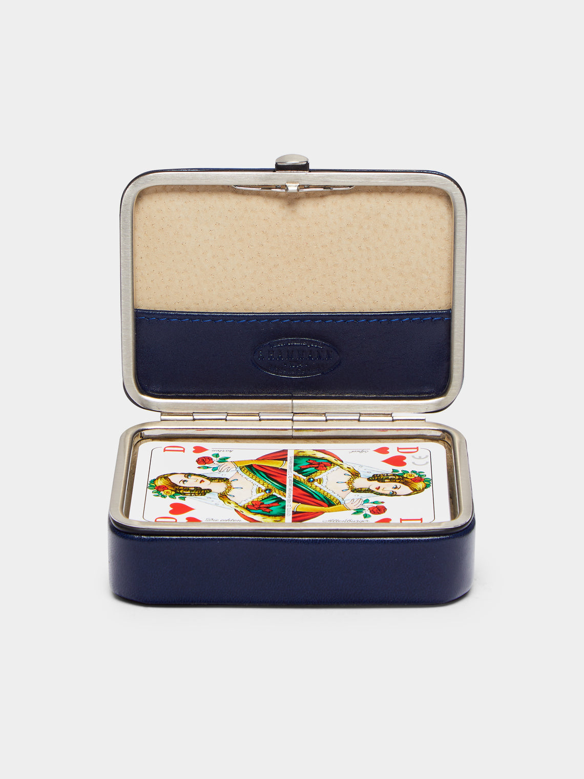 F. Hammann - Leather Playing Cards Set -  - ABASK