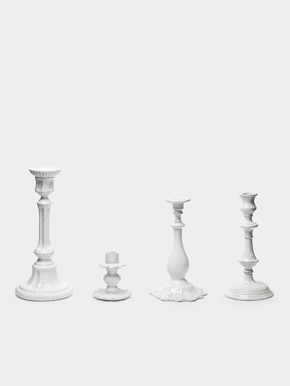 Astier de Villatte - Gisele Hand-Glazed Ceramic Candlestick -  - ABASK