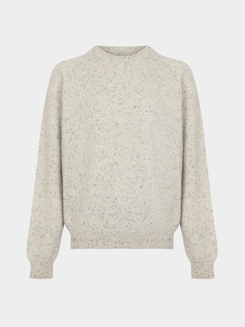 Frenckenberger - Cashmere R-Neck Boyfriend Sweater | Size: XL -  - ABASK - 
