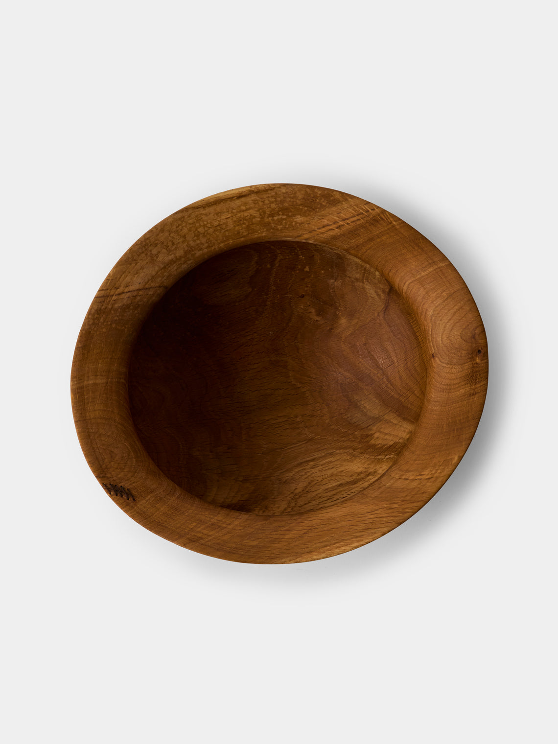 Iida Woodturning - Hand-Turned Oil-Finish Oak Bowl - Brown - ABASK