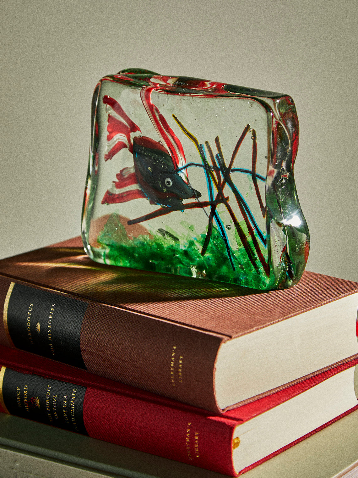 Antique and Vintage - 1940s Alfredo Barbini for Cenedese Fish Murano Glass Paperweight - Multiple - ABASK