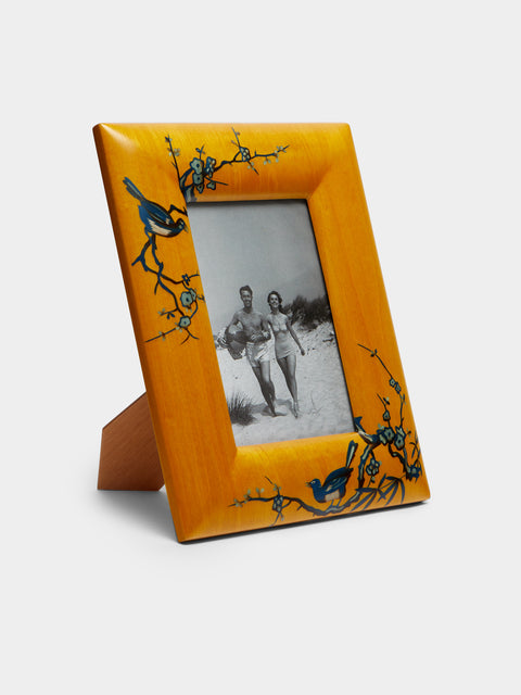 Silvia Furmanovich - Birds Marquetry Wood Photo Frame -  - ABASK - 