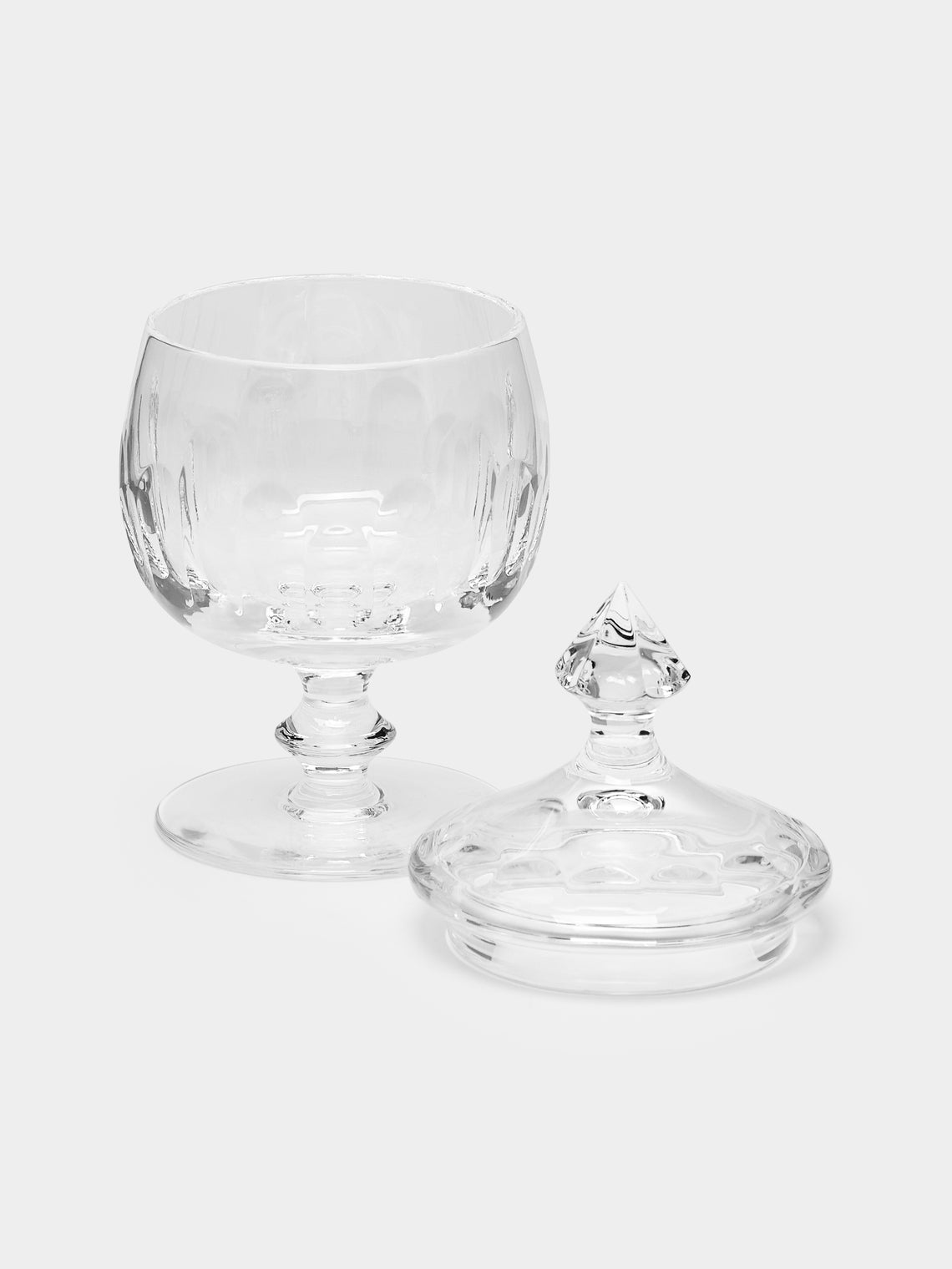 Cristallerie De Montbronn - Musette Cut Crystal Candy Jar -  - ABASK