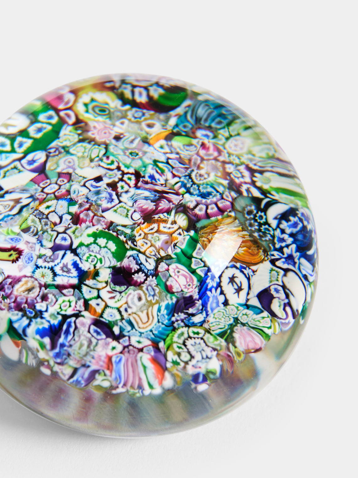 Antique and Vintage - 1930s Murano Glass Paperweight - Blue - ABASK