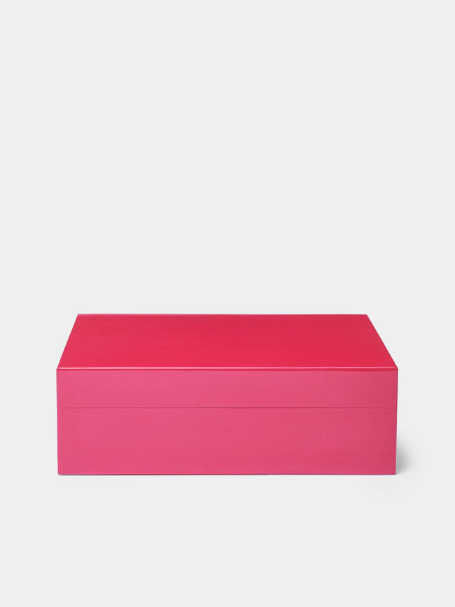 Elie Bleu - Fruit Sycamore Jewelry and Watch Box - Pink - ABASK - 