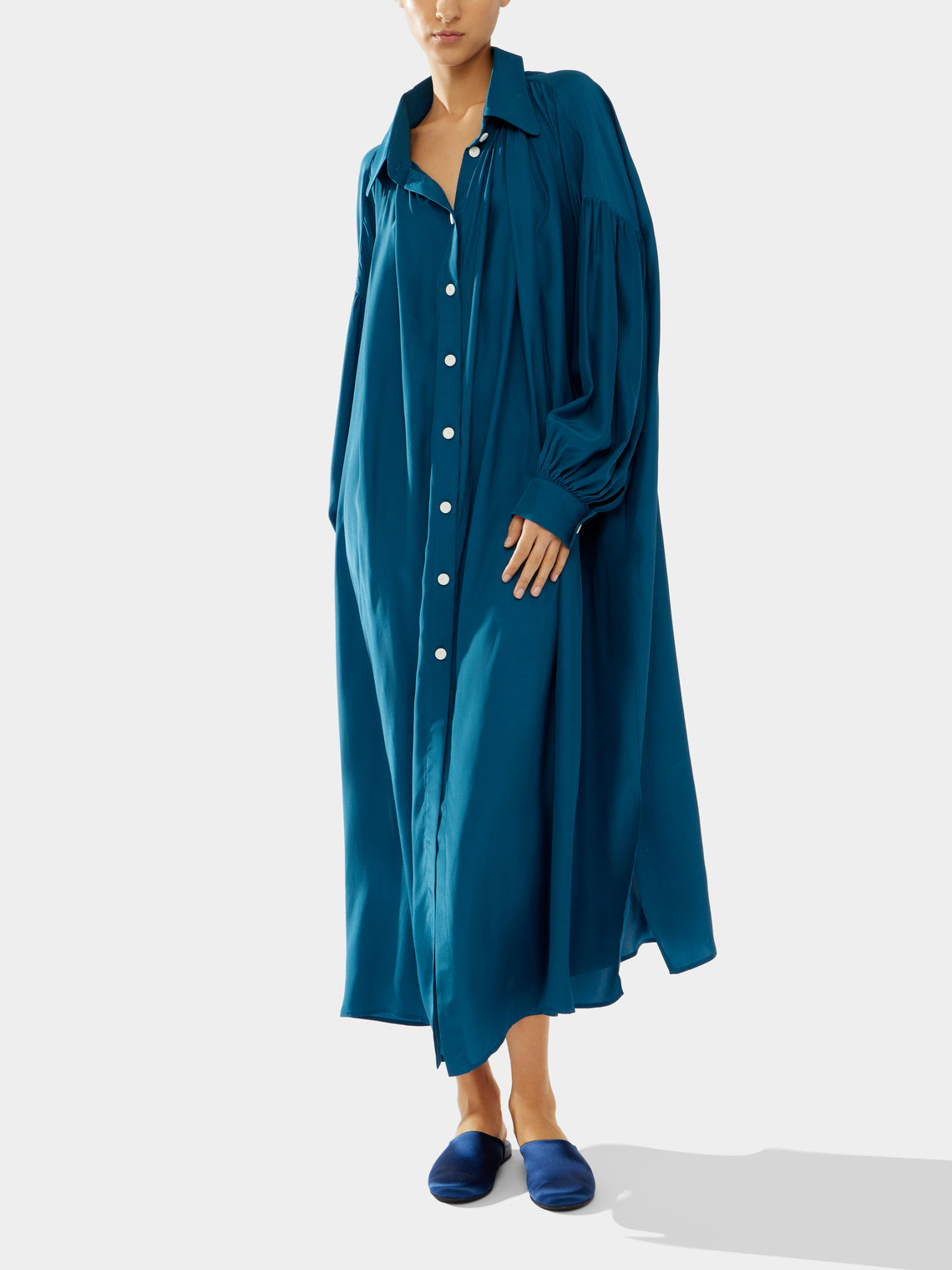 Marta Ferri - Martini Silk Long Dress | Size: S/M -  - ABASK