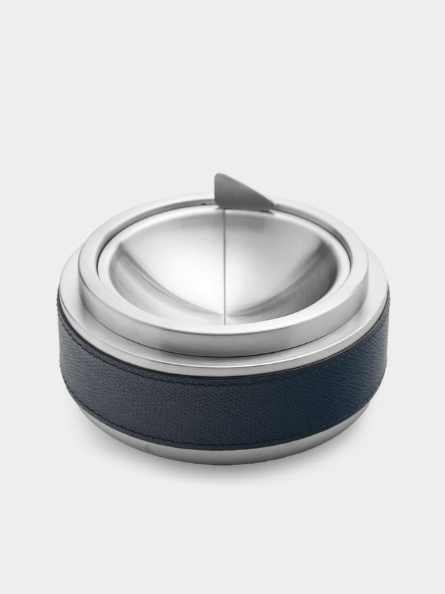 Giobagnara - Libeccio Leather Tipping Ashtray - Navy - ABASK - 