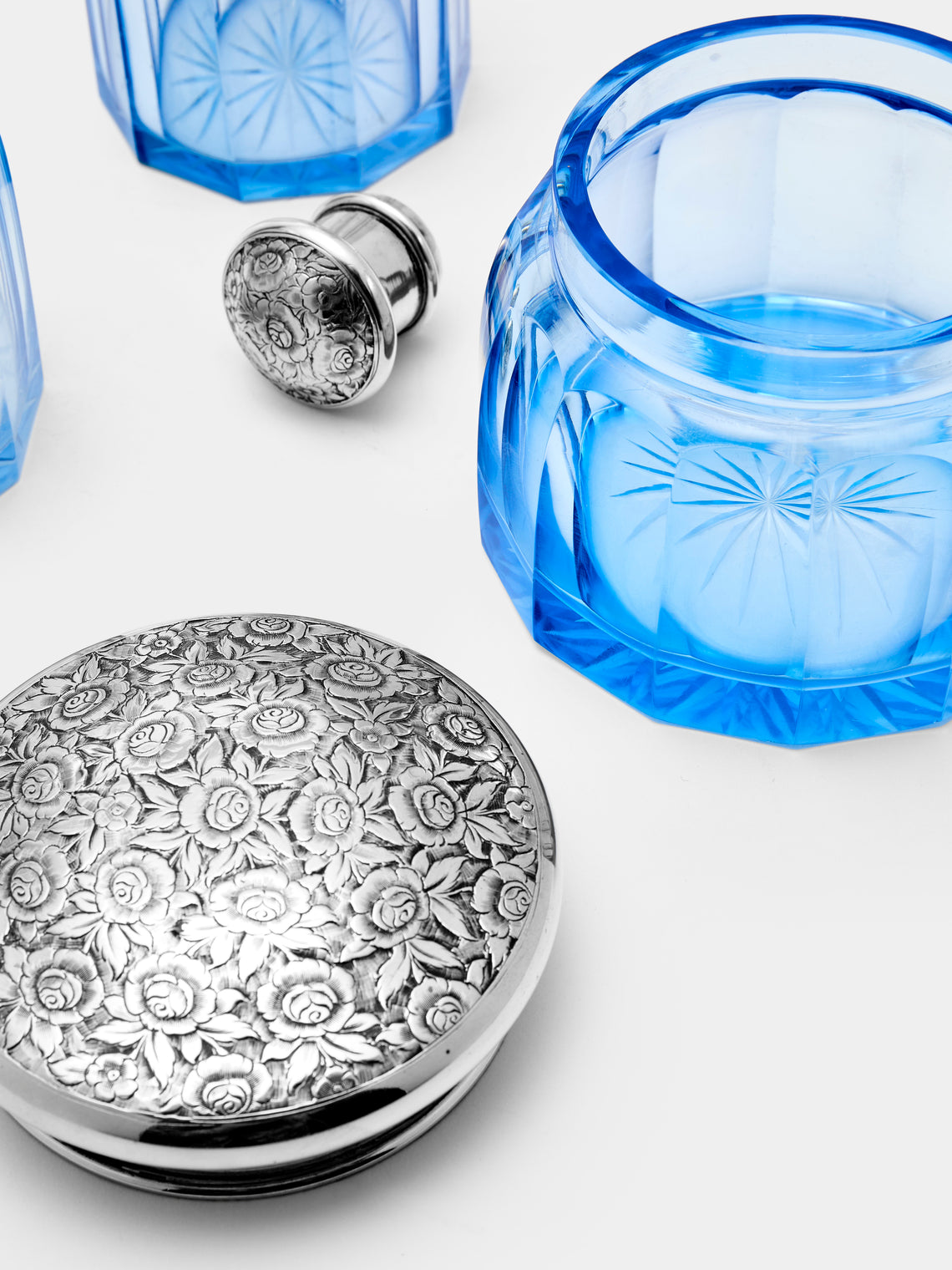 Antique and Vintage - 1920s Sterling Silver Vanity Collection (Set 3) -  - ABASK