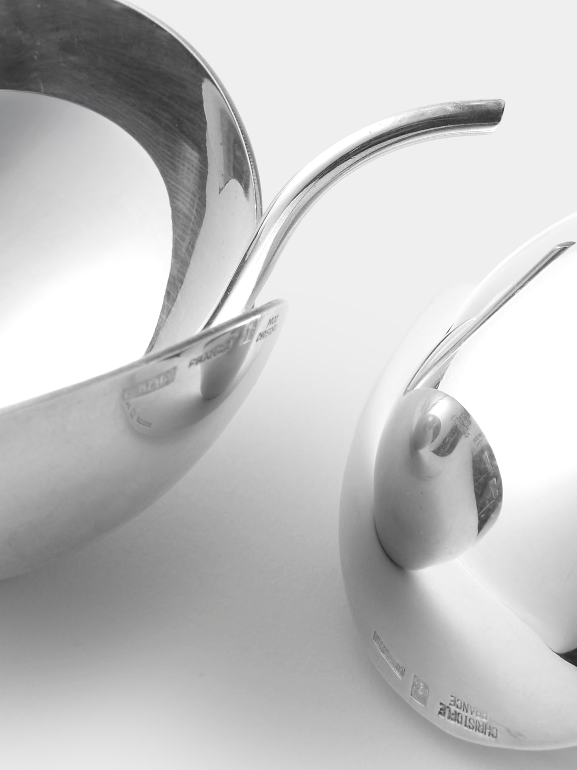 Antique and Vintage - 1970s Christofle Cherries Silver-Plated Serving Bowls (Set of 2) - Silver - ABASK