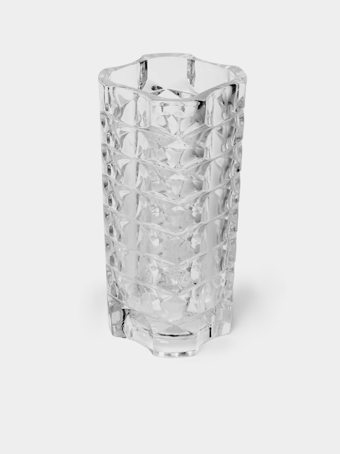 Antique and Vintage - 1960s Crystal Square Vases (Set of 2) -  - ABASK - 