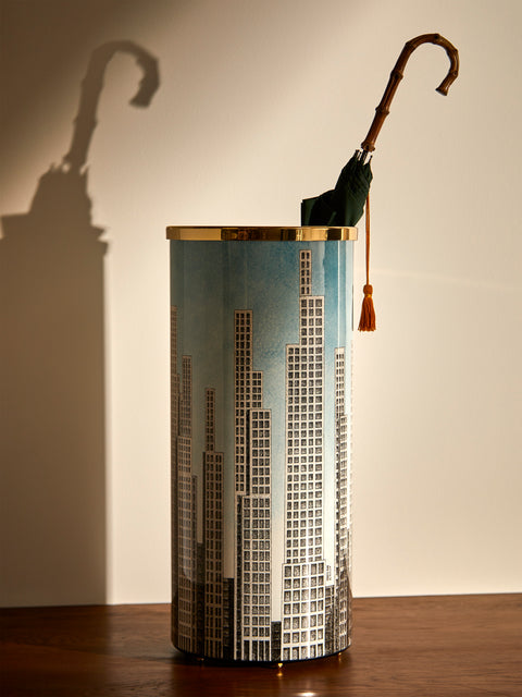Fornasetti - Grattacieli Iron Umbrella Stand - Multiple - ABASK
