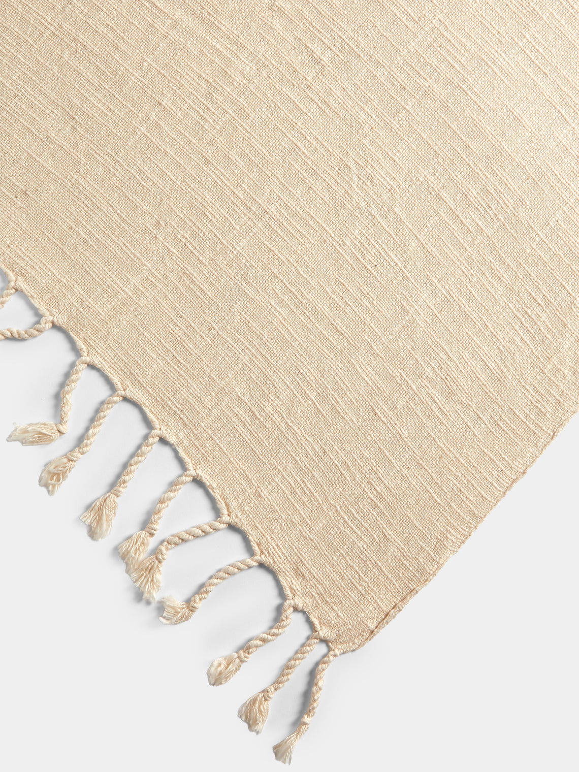 Mizar & Alcor - Lamu Handwoven Linen and Cotton Towels (Set of 2) - Natural - ABASK