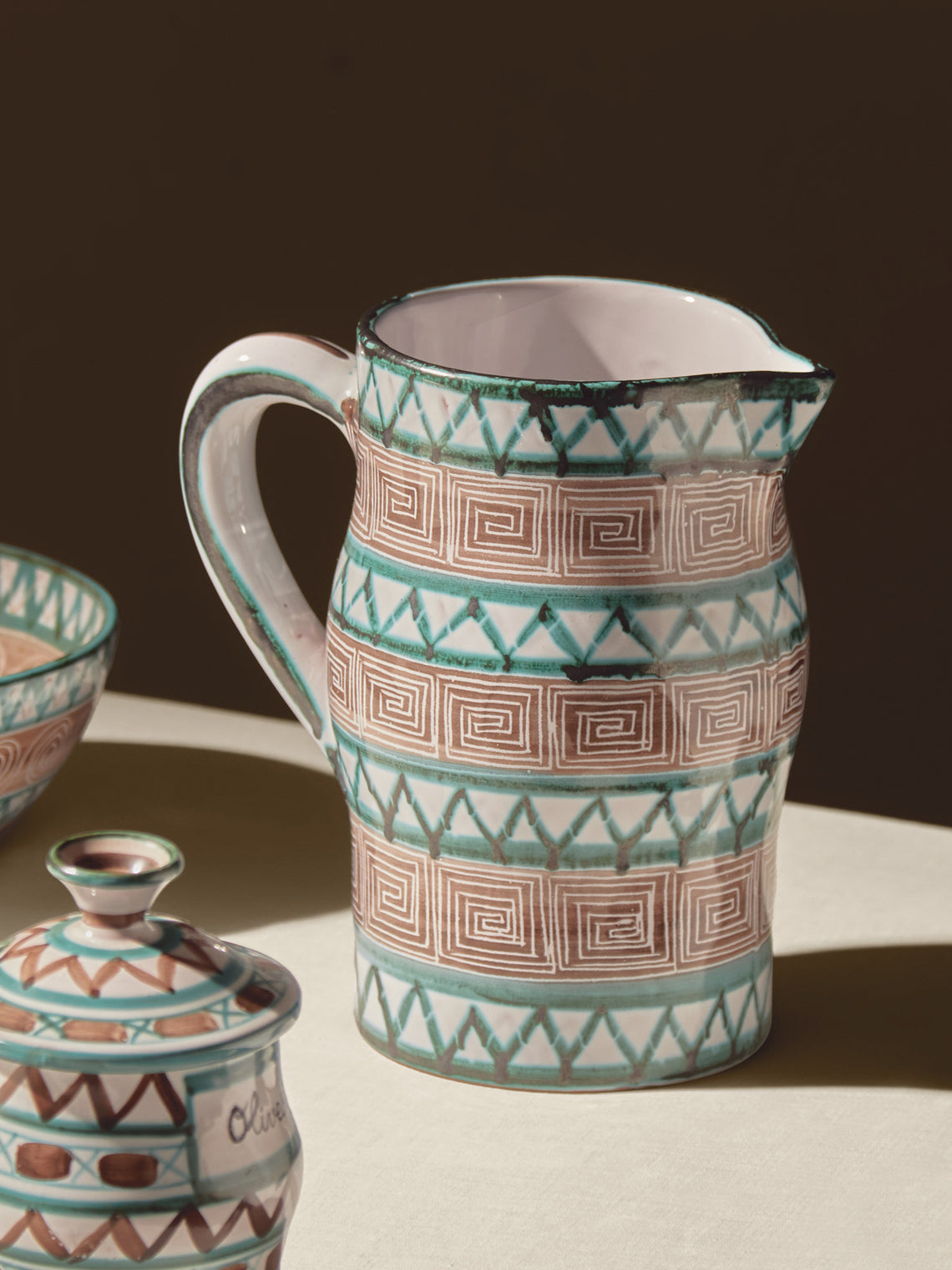 Antique and Vintage - 1950s Robert Picault Ceramic Jug -  - ABASK