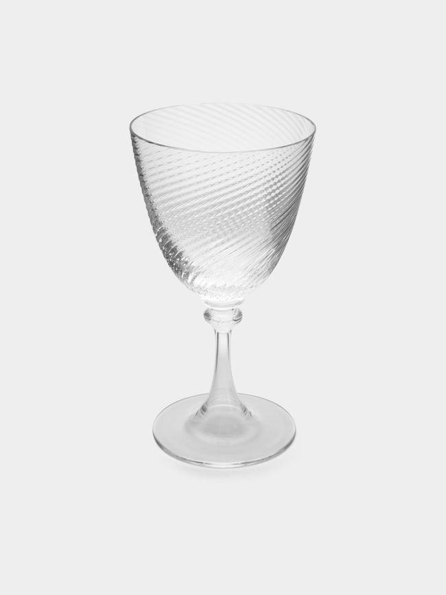 NasonMoretti - Torse Hand-Blown Murano Red Wine Glass -  - ABASK - 