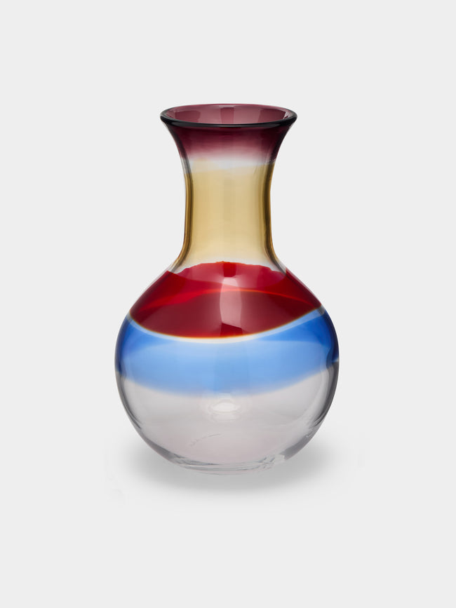 Venini - Gio Ponti Fasce Hand-Blown Murano Glass Vase -  - ABASK - 