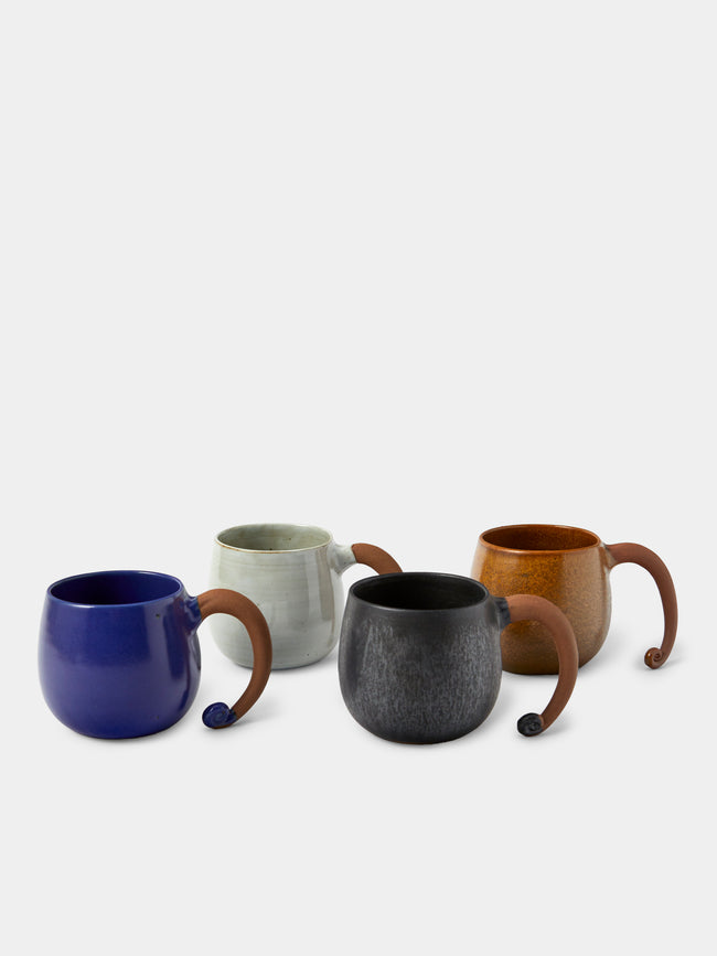 Shin Kibok - Elephant Ceramic Mugs (Set of 4) - Multiple - ABASK - 