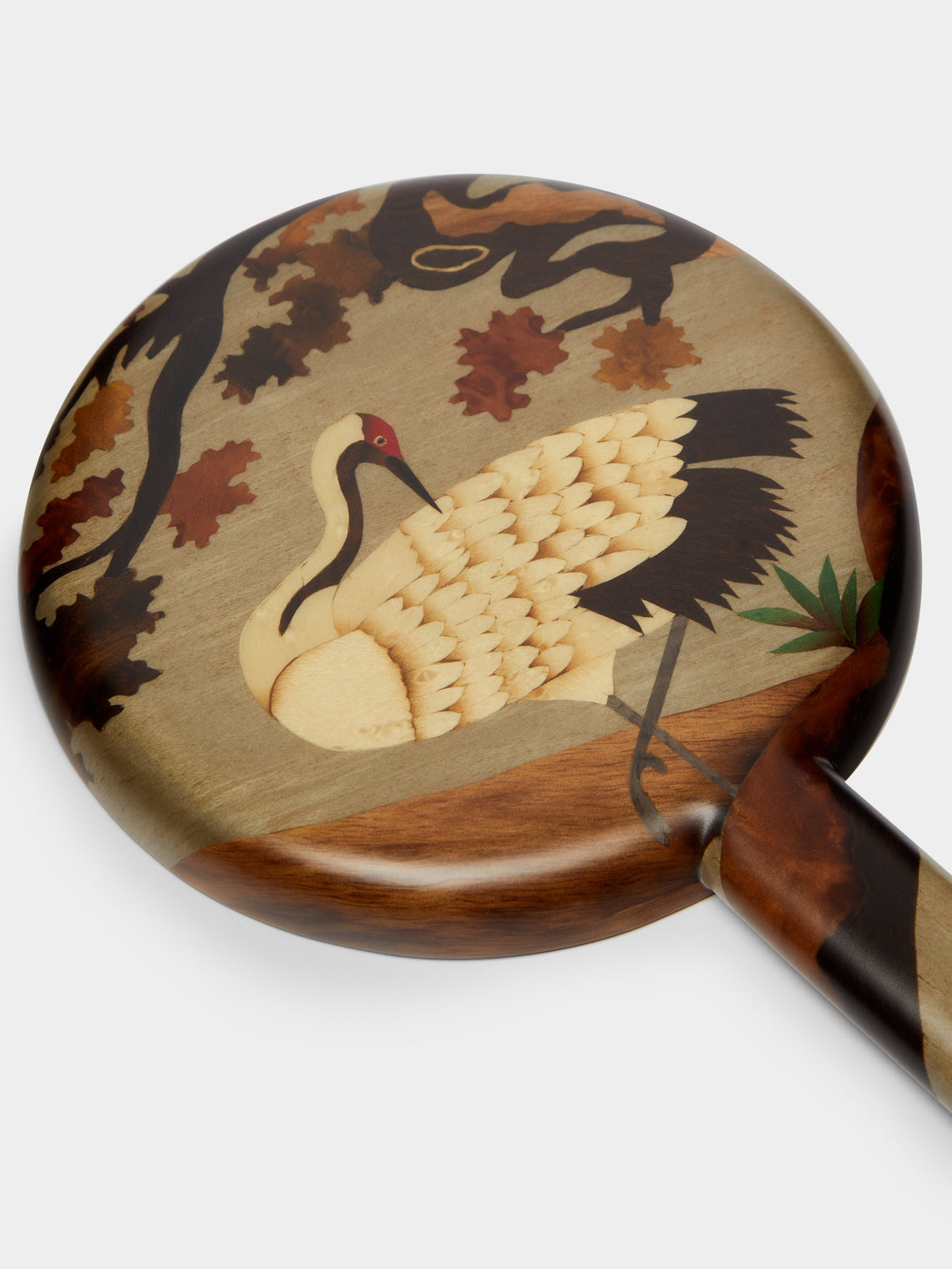 Silvia Furmanovich - Marquetry Wood Hand Mirror -  - ABASK