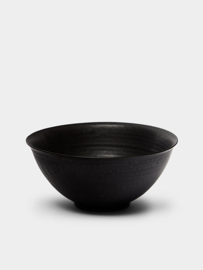 Lee Song-am - Black Clay Large Bowls (Set of 4) -  - ABASK - 