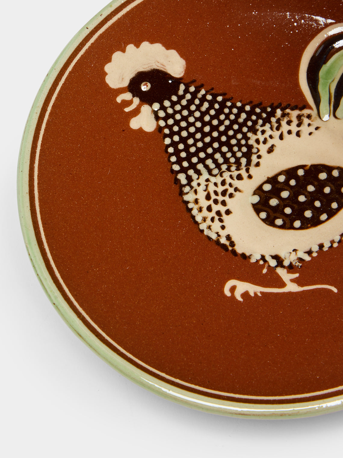 Poterie d’Évires - Animals Hand-Painted Ceramic Dessert Plates (Set of 4) -  - ABASK