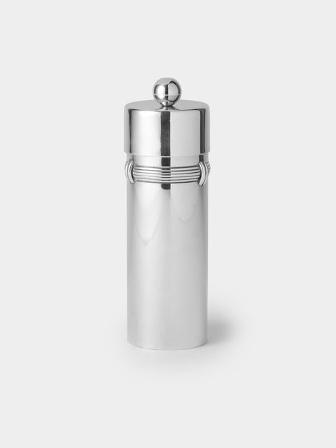 Antique and Vintage - 20th-Century Silver-Plated Pepper Mill - Silver - ABASK - 