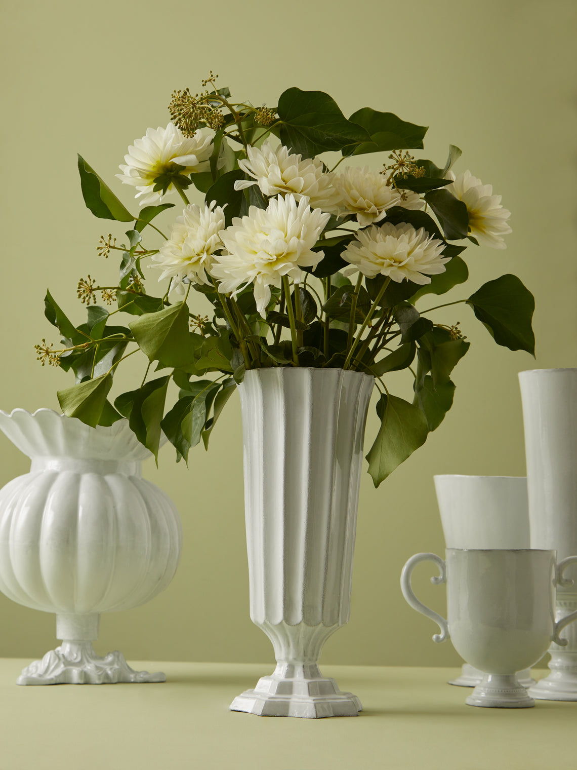 Astier de Villatte - Vauban Hand-Glazed Ceramic Vase -  - ABASK