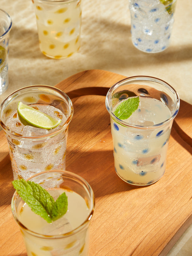 Anut Cairo - Dotty Hand-Blown Glass Tumblers (Set of 6) -  - ABASK