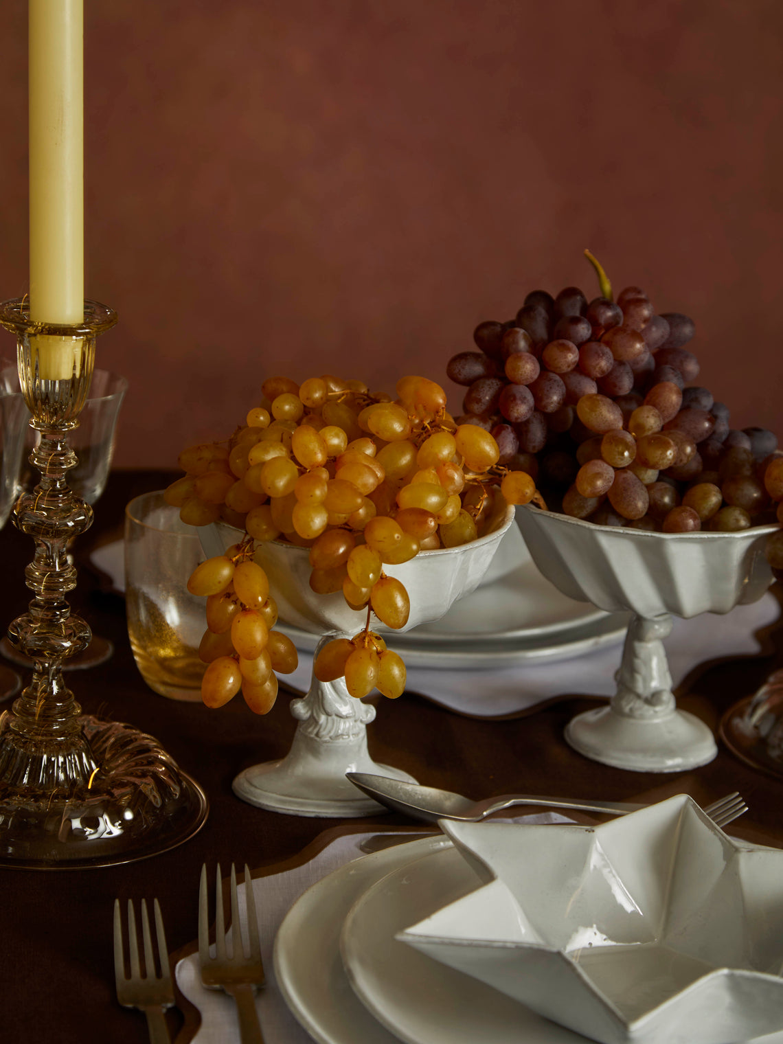 Astier de Villatte - Tom Hand-Glazed Ceramic Stand -  - ABASK