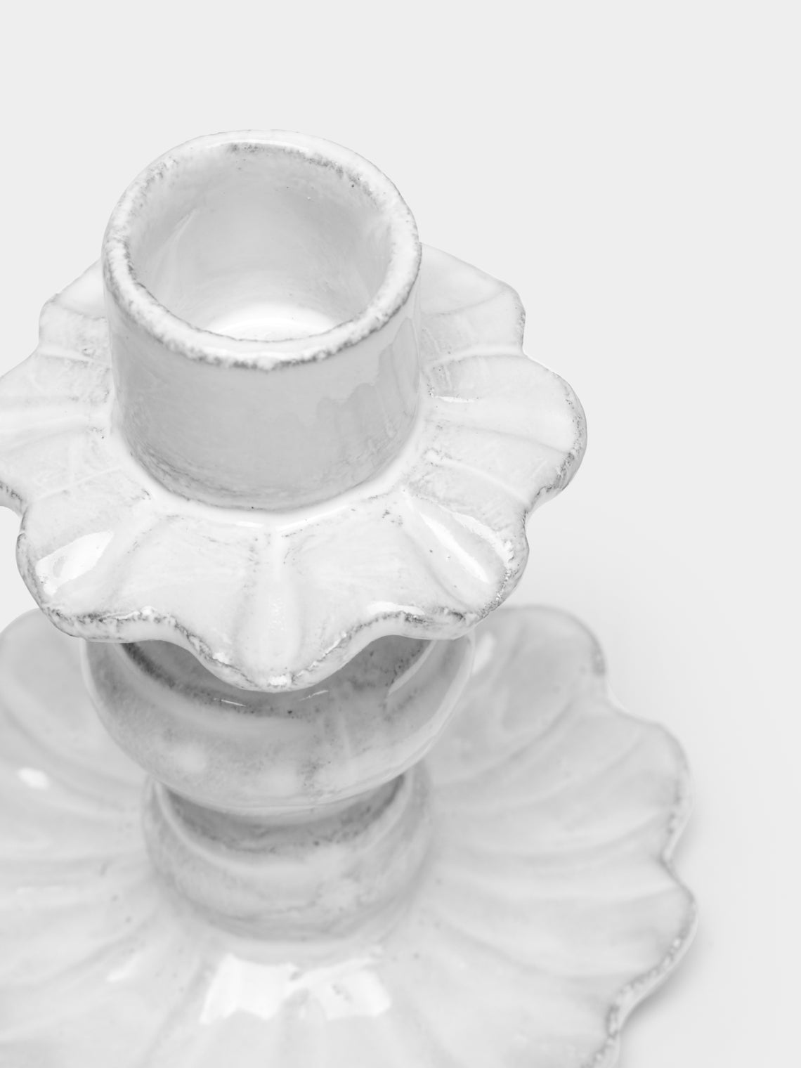 Astier de Villatte - Fifi Hand-Glazed Ceramic Candlestick -  - ABASK