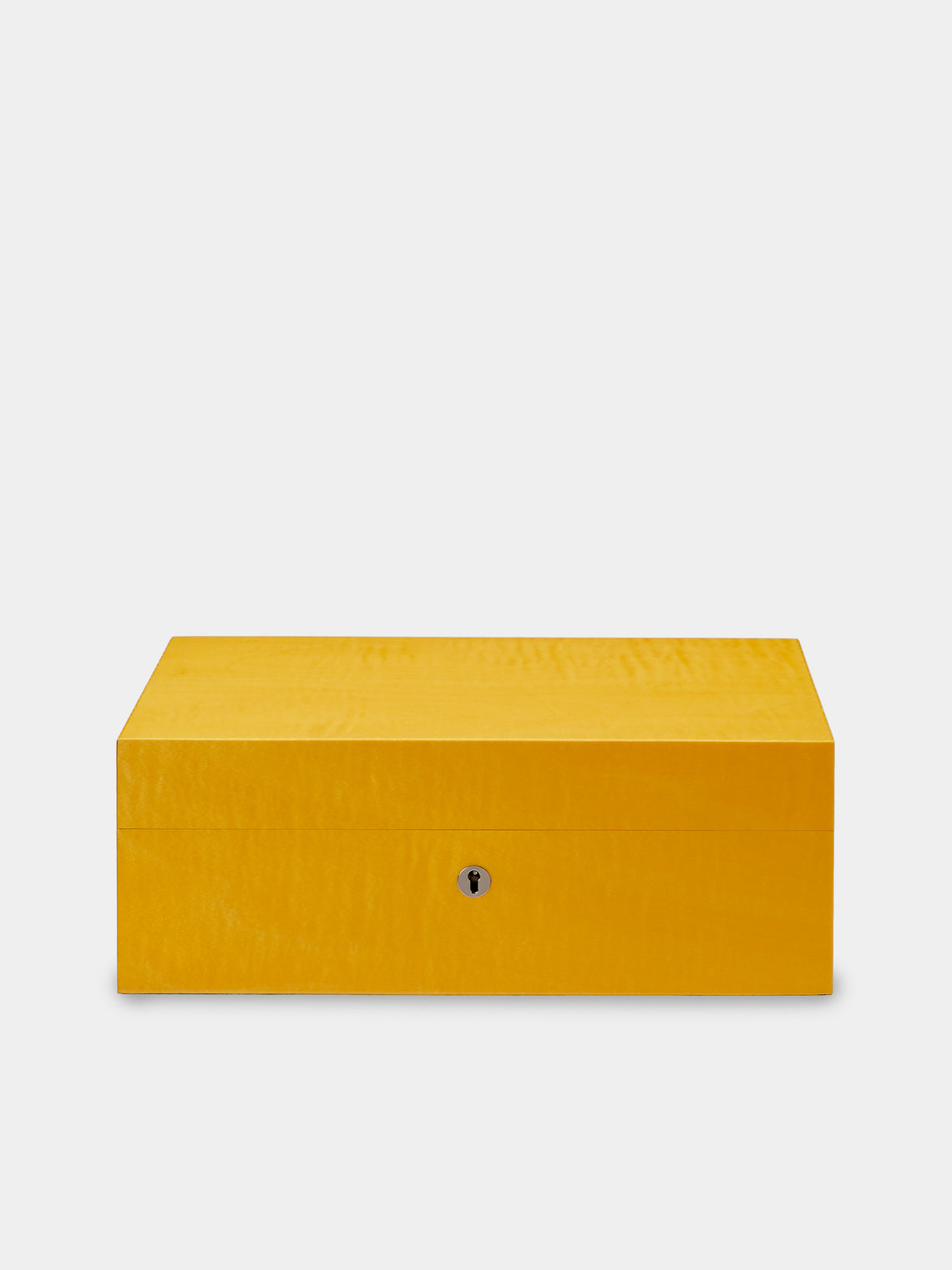 Elie Bleu - Fruit Sycamore Humidor Case (75 Cigars) - Yellow - ABASK