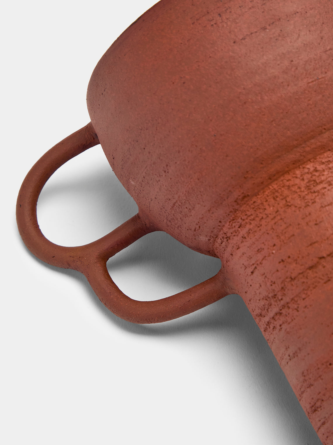 Andrea Tsang - Vessel 014 Stoneware Vase (9.5in/24cm) - Brown - ABASK