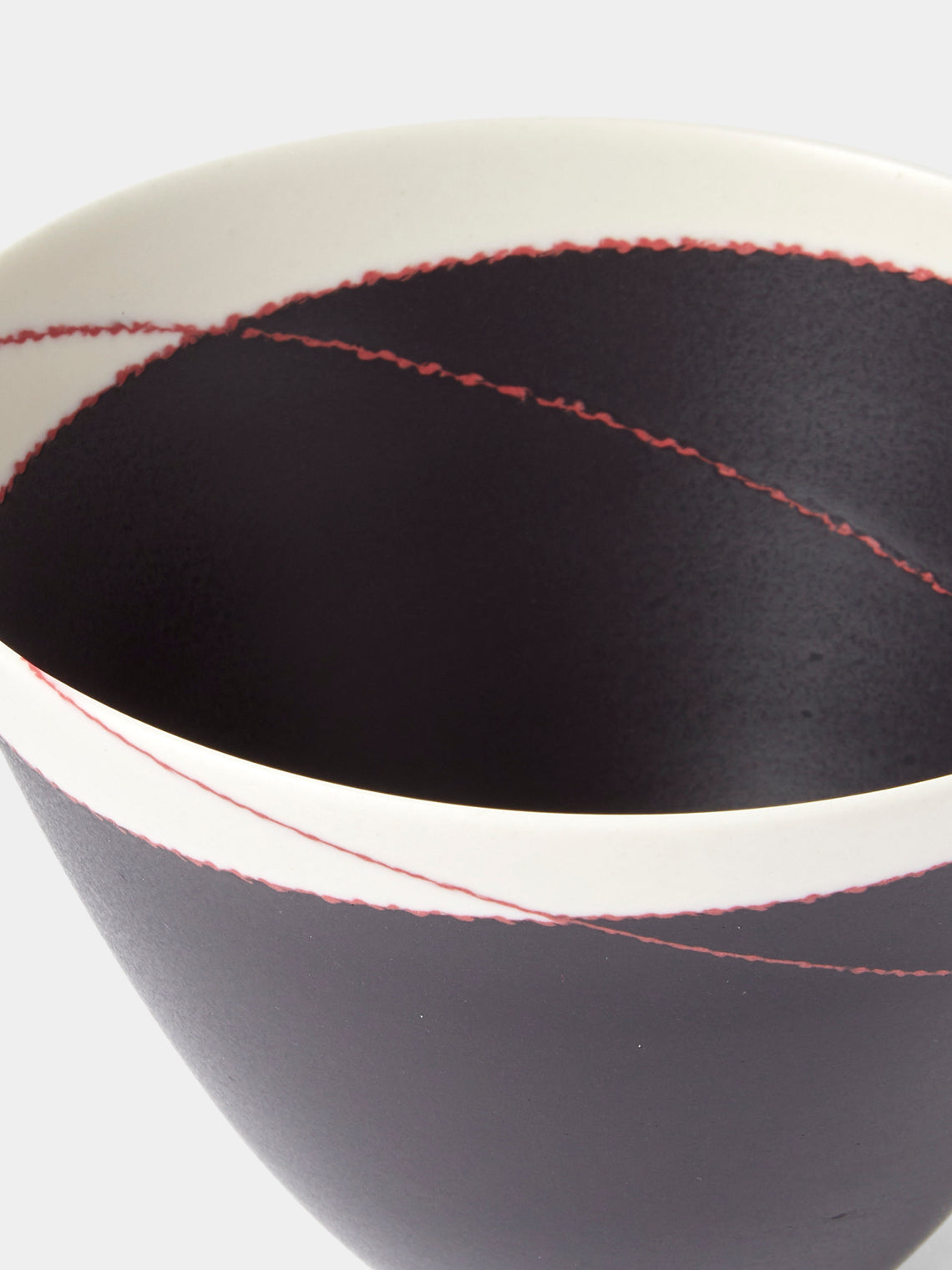Paul James Ceramics - Fractured Reality Hand-Thrown Ceramic Bowl - White - ABASK