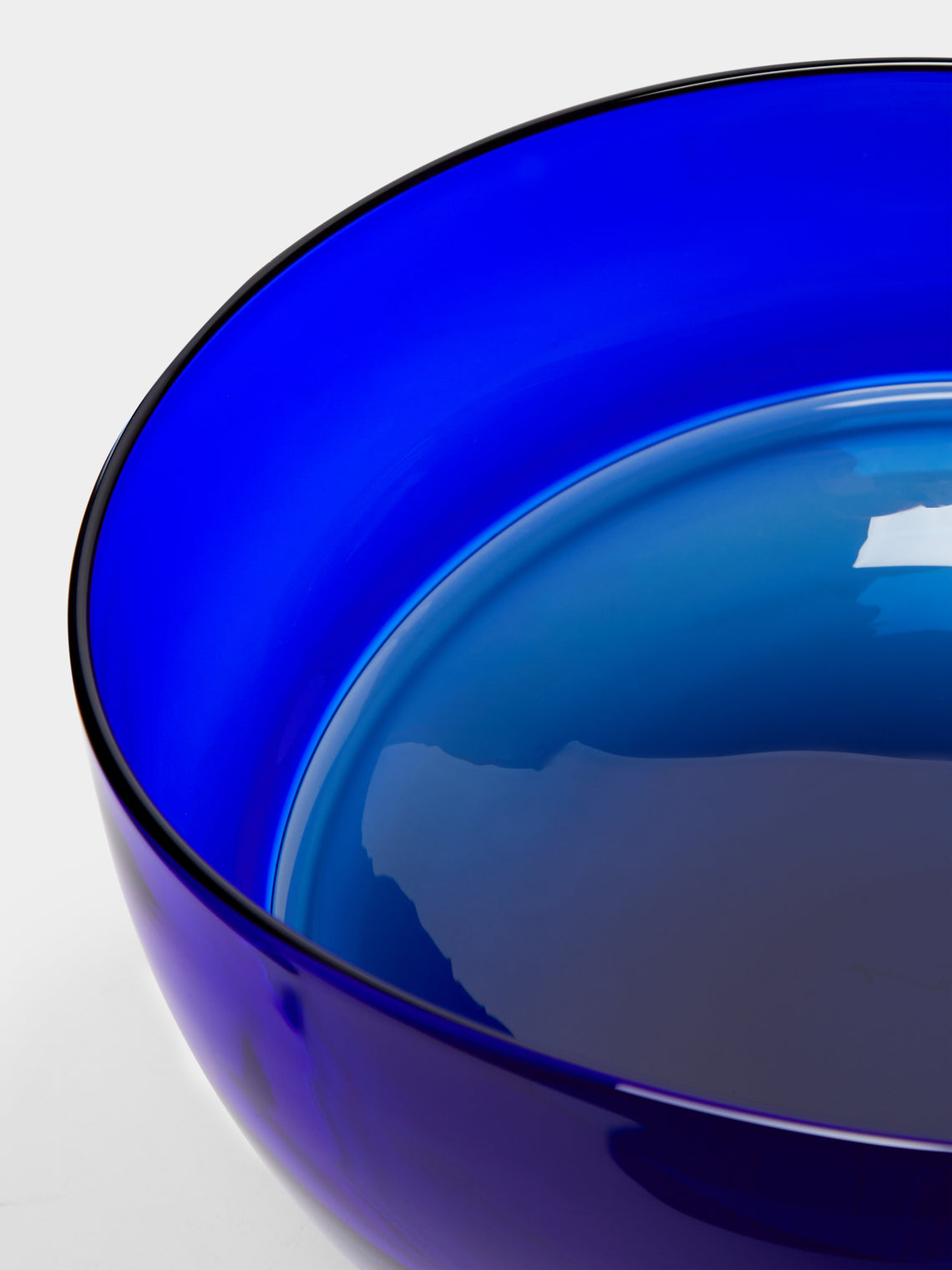 Stewart Hearn - Oval Encalmo Hand-Blown Glass Small Bowl -  - ABASK