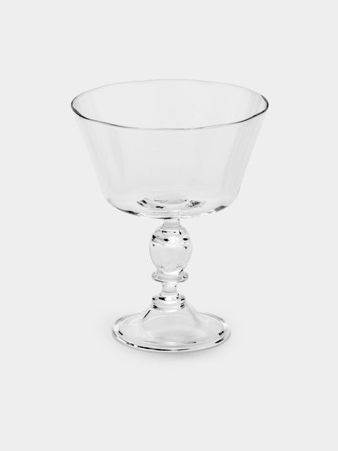 Akua Objects - Alban Crystal Champagne Coupes (Set of 4) - Clear - ABASK