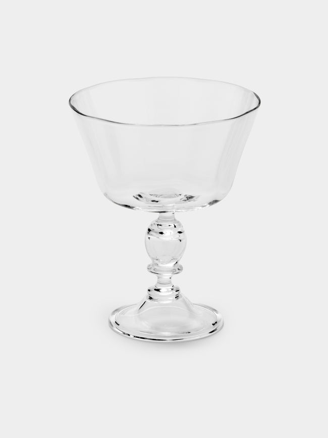Akua Objects - Alban Crystal Champagne Coupes (Set of 4) - Clear - ABASK