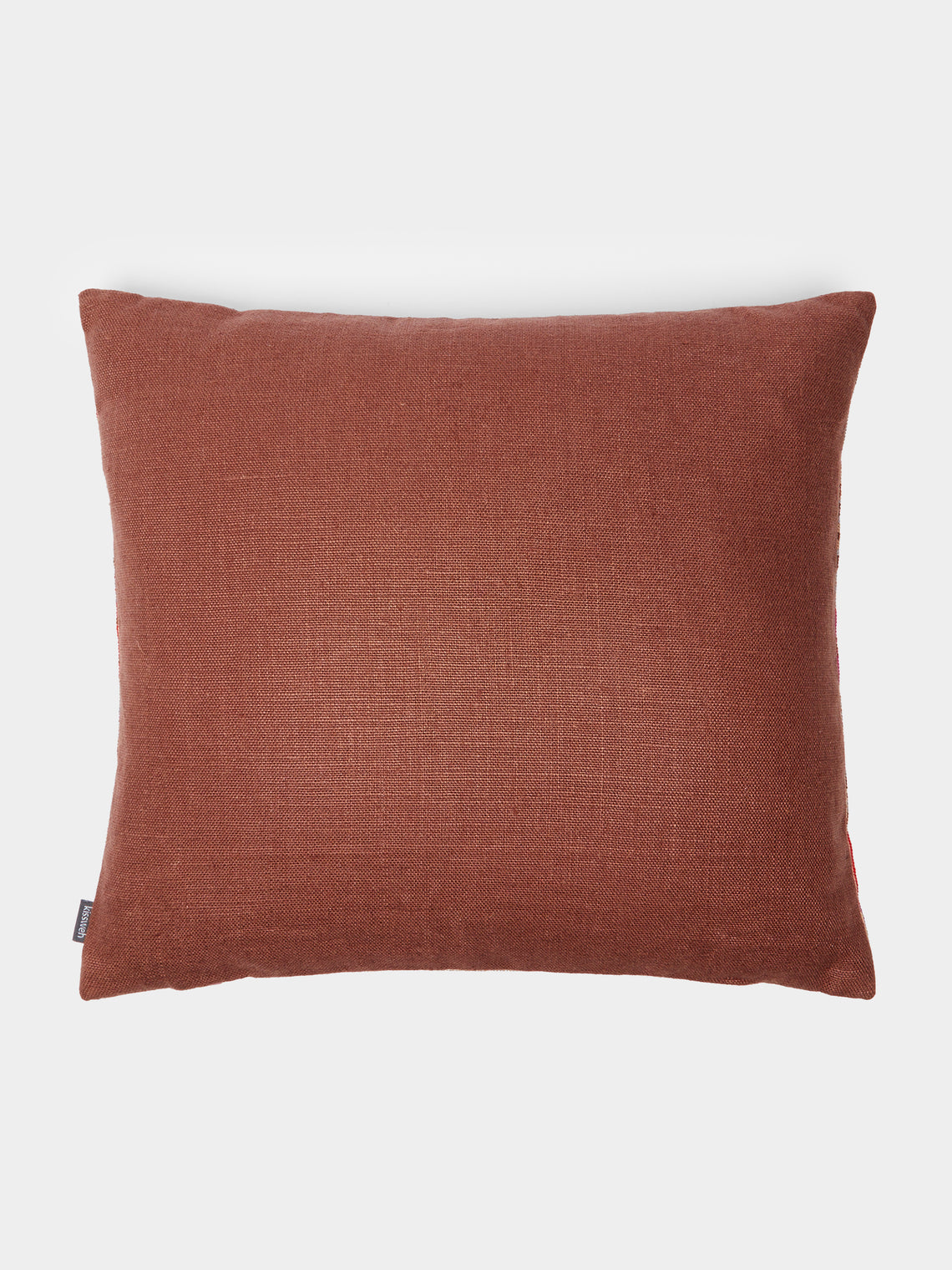 Kissweh - Malak Hand-Embroidered Cotton Cushion -  - ABASK