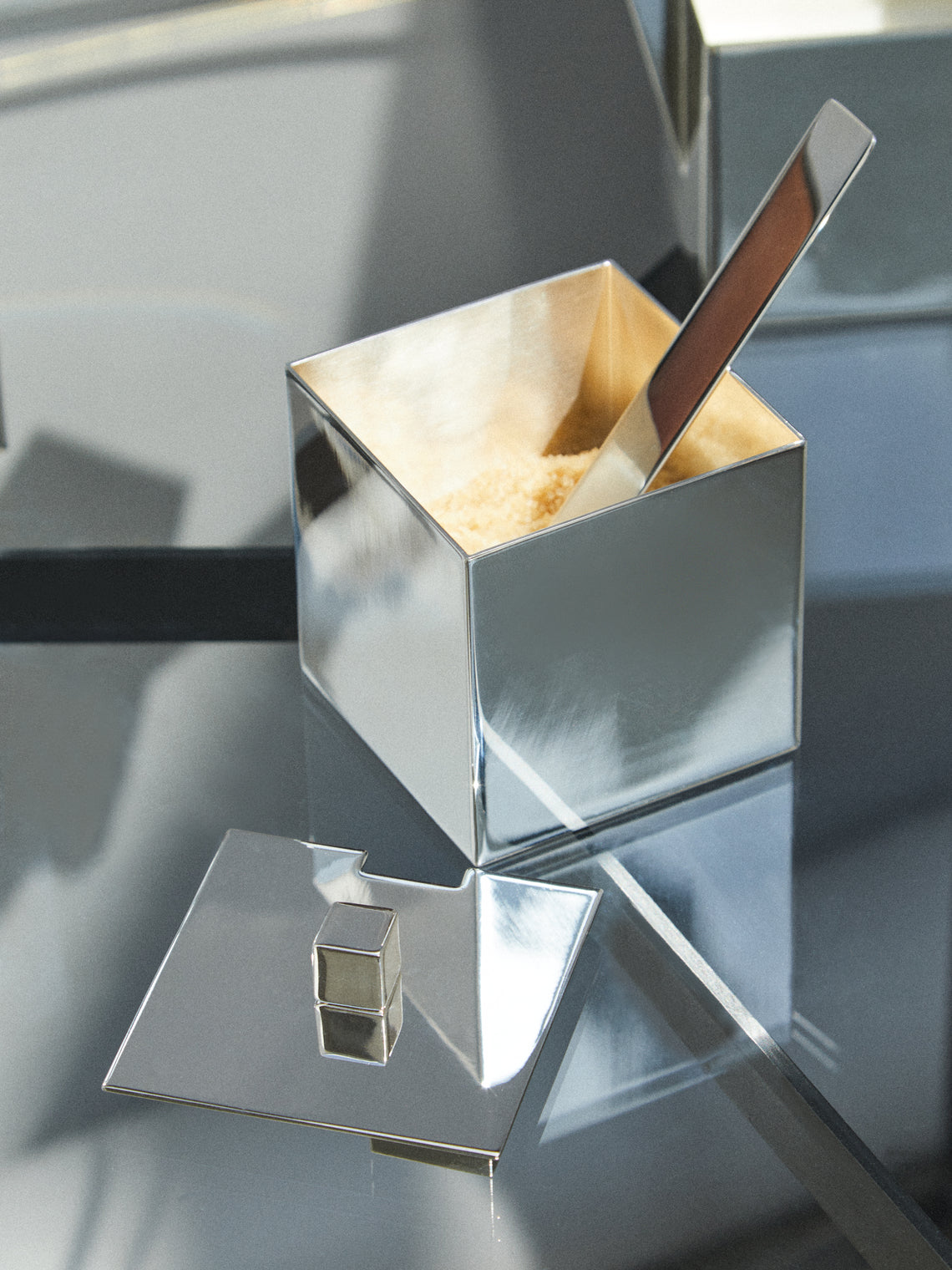 Zanetto - Gaia Silver-Plated Sugar Bowl -  - ABASK